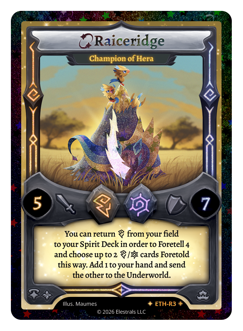 Raiceridge - Champion of Hera - ETH-R3